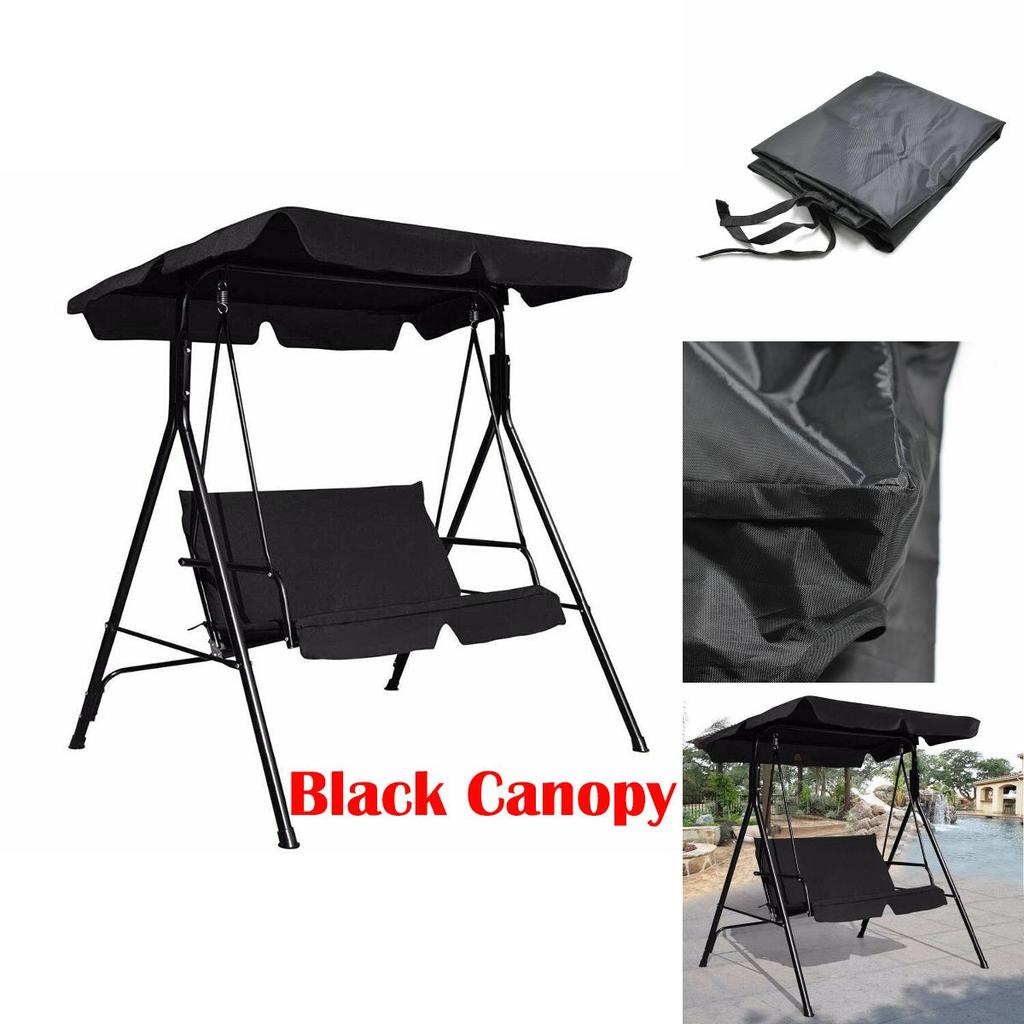 Anti-uv Swing Seat Canopy Cover With Bandages For Outdoor Use