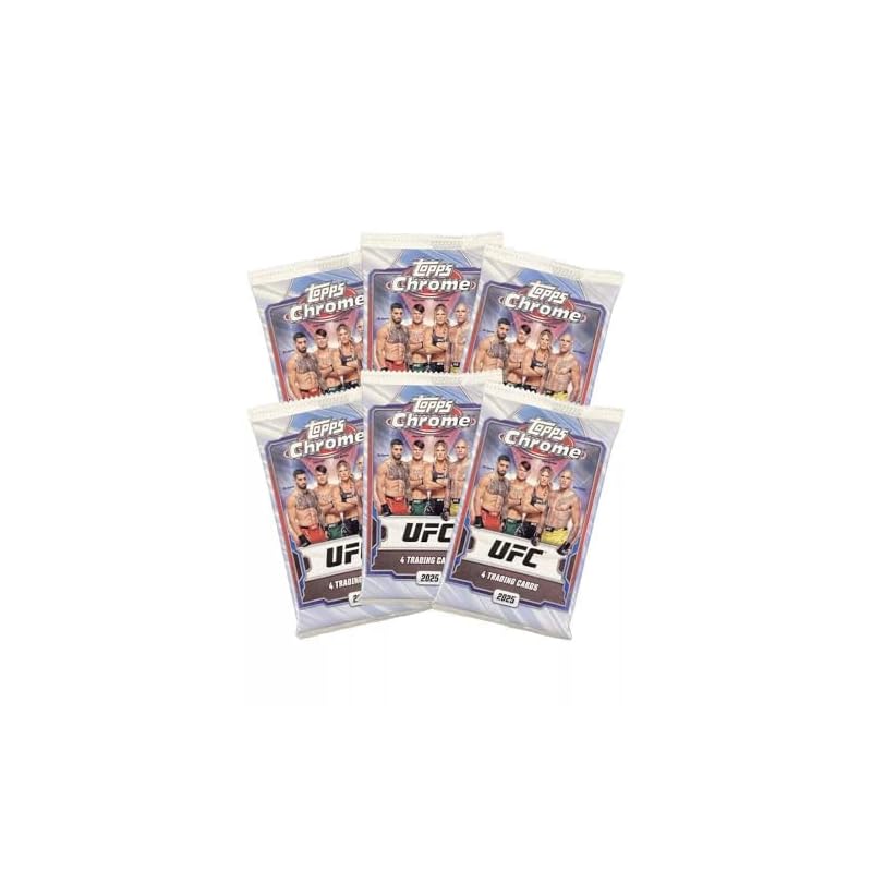 Topps 2025 Chrome UFC Trading Card Value Blaster Box