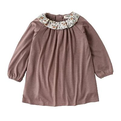Spring Autumn Child Clothes Girl Flower Collar Princess Dress Fashion Prom Party Kids Cotton Dresses for Girls Casual Dress
