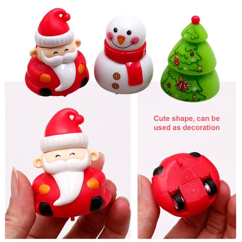 Christmas Pull Back Car Toy Vehicles Set Friction Powered Car Toy for Boy,Girls Educational Play,Goodie Bags Stuffers