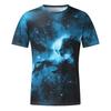 Men's Street Fashion Casual Interesting Design Printed Round Neck  Short Sleeve