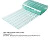 Pet House Door Curtain Windproof Dustproof Waterproof Soft PVC Anti-static Light Green Striped Transparent Door Cover Pet Supplies
