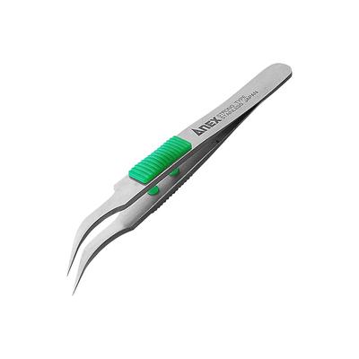 ANEX Stainless Steel 410 with Tapered Eagle 215 Tweezers, Steel, Grip, Shape, 115mm, No.
