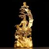 Feng Shui Copper Guanyin Ornaments Bodhisattva Home Office Buddha Statue