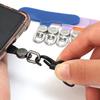 5/10Pcs NEW 360° Rotation Phone Case Connect Clips Anti-lost Universal Mobile Phone Lanyard Patch Rotatable Tether Pad Gasket