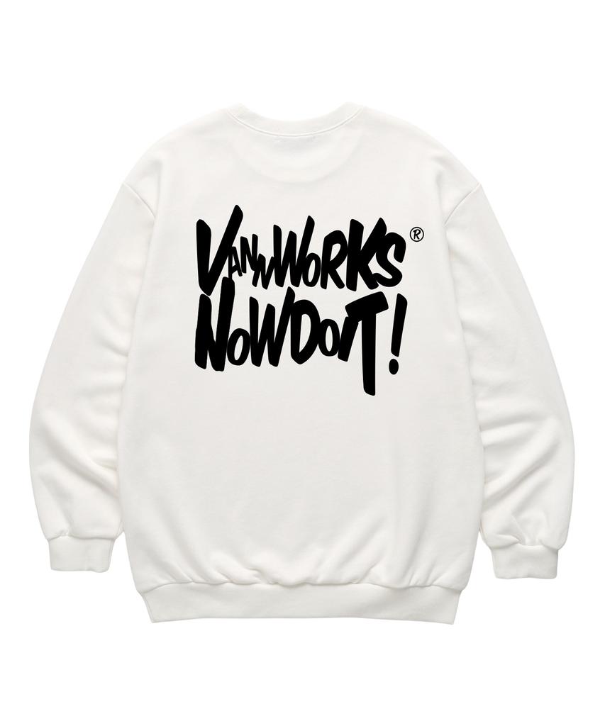 VANNWORKS Now Doit Sweatshirt (Vls0083) White (Type B)