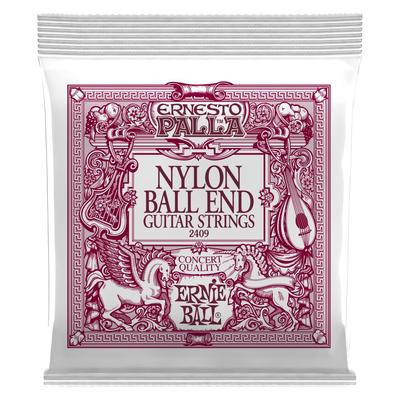 Genuine Ernie Ball 2409 Classical Guitar Strings with Ernie Ball Black Gold Nylon Ball Ends (28-42) &