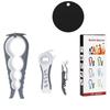HOMZY Can Opener Multi Functional Four In One Beverage Bottle Opener Cap Twister Four Position Can Opener Anti Slip Cap Twister