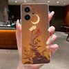 For Realme GT 6/6T/Neo6/Neo6 SE Bumper Soft Silicone TPU Clear Casing Fashion Cartoon Rabbit Painted Anti-fall Soft Cover