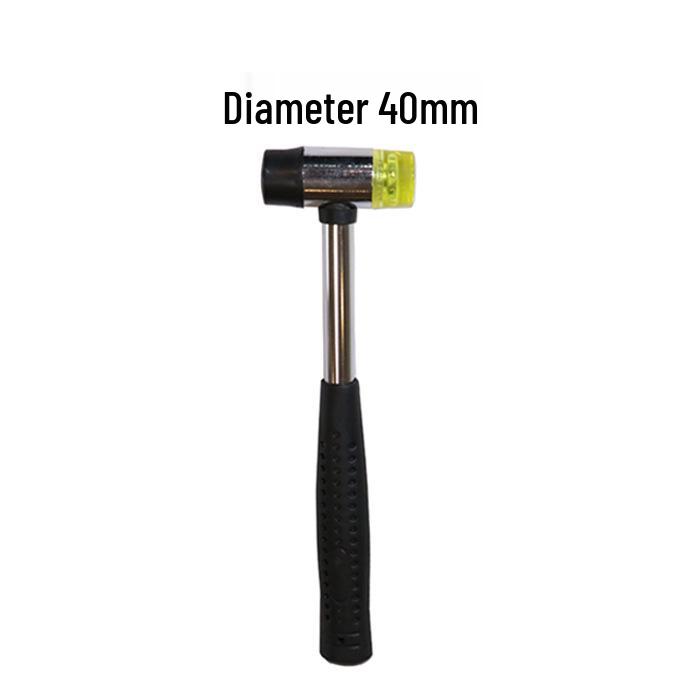 Nylon Leather Carving Hammer for Handcrafting with Awl/Stamping Tool