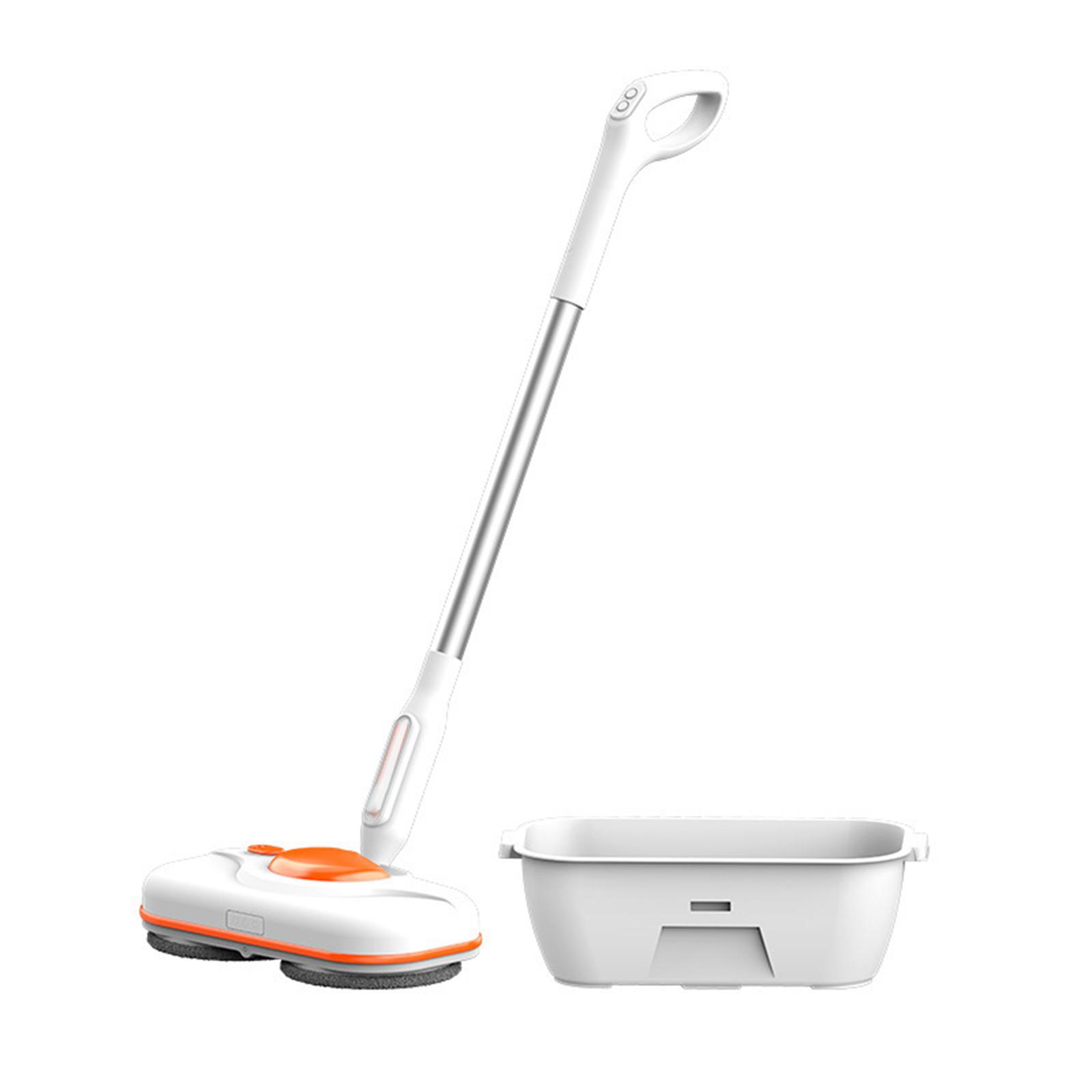 

Электрическая швабра бытовая полностью автоматическая беспроводная машина для мытья полов многофункциональная ручная швабра с функцией распыления воды одной кнопкой with bucket белый