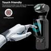 For DJI OSMO Pocket 3 Screen Protectors & Camera Lens Tempered Glass Films 9H Hardness Full Coverage Protective Film for DJI