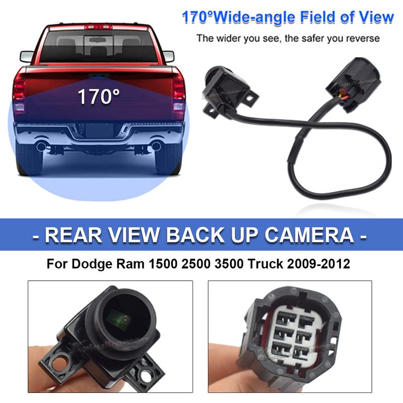 56054041AC Vehicle Reverse Camera For Dodge Ram 1500 2500 3500 Truck 2009 2010 2011 2012 Rear View Backup Parking Camera