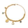 Hand Evil Eye Bracelet For Women Stainless Steel Zircon Bracelet Bangle Turkish Lucky Luxury Couple Zircon Pulseras Bijouxfemme