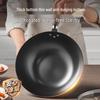 Supor Pre-Seasoned Wrought Iron Concave Wok with Lid