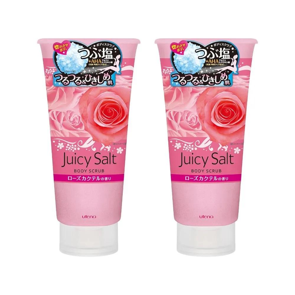 Utena JUCY SALT Скраб для тела Роза 300 г 2 шт. Уход за телом
