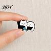 Lapel Pin Outfit Brooch for Men & Women, Cartoon Kitten Drinking Colorful Enamel Badge Wine Pin, Decorative Accessory Jackets Bags Hats Lover