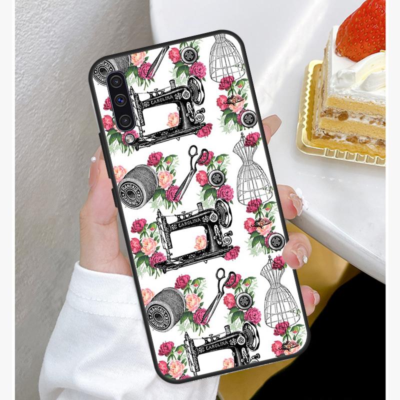 Sewing Scissors Soft Silicone Case For Samsung A52S A12 A22 A32 A42 A52 A72 A31 A51 A71 A50 A70 A20e A21S