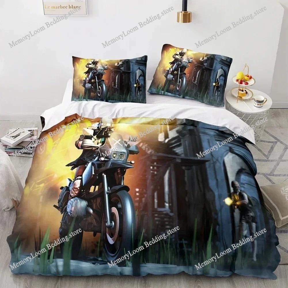 3D Print PUBG Game BATTLEGROUNDS Bedding Set Duvet Cover Bed Set Quilt Cover Pillowcase Comforter King Queen Size Boys Adult