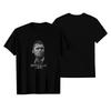 Unisex Round Neck Casual Printed Short-sleeved T-shirt Top