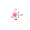 50Pcs 12x11mm Pumpkin Shaped Acrylic Beads Colorful Spaced Beads For Handmade Bracelets Phone Chains DIY Jewelry Accessories