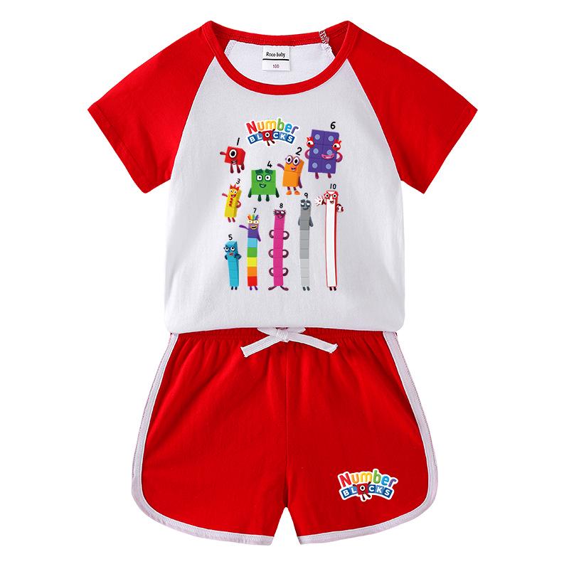 2025 Kids' Summer Clothing Set: Baby Shorts & T-shirt, Casual Sports Two-Piece for Boys & Girls