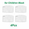 Tcare Reusable Bear Face Mask for Kids Breathable Cotton Cute Cartoon Design PM25 Anti Dust Protective