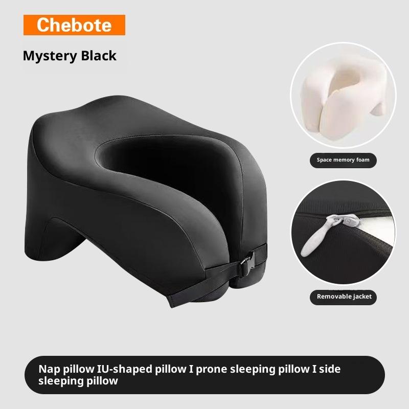 Portable U-Shaped Travel Pillow Memory Foam Sleeping Pillows Office Nap Pillow Car Airplane Neck Cushion Ergonomic Head Support