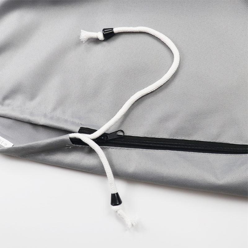 600D Boat Full Outboard Engine Cover Heavy Duty Grey Engine Motor Covers Protector For 6-225HP Waterproof