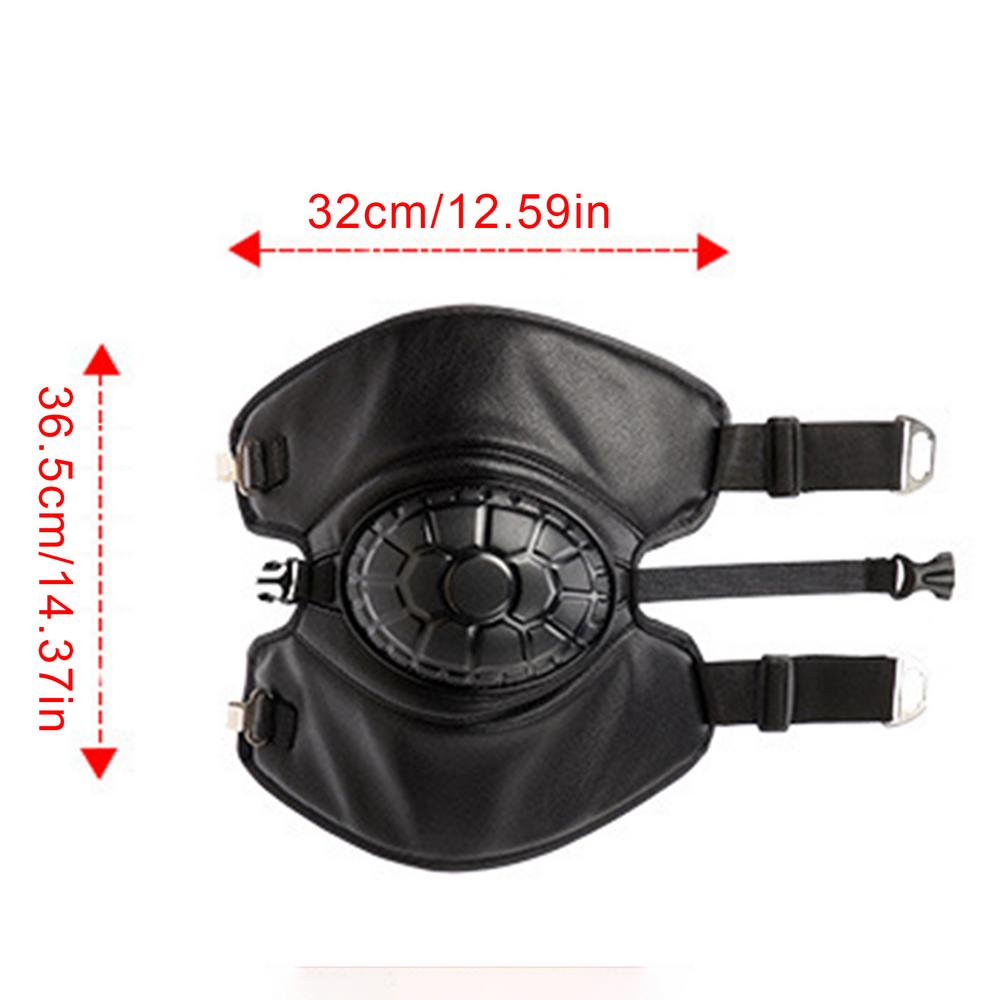 Winter Electric Motorcycle Knee Guards Riding Waterproof Cold Collision Resistant Warm PU Windproof Thickened Leg and Knee Guard