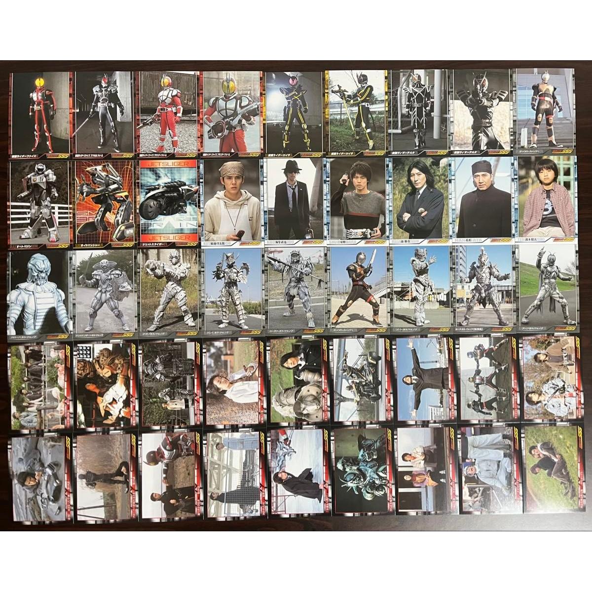 Used Kamen Rider Faiz Trading Card Collection 4th Normal Comp Kamen Rider 555 AMADA