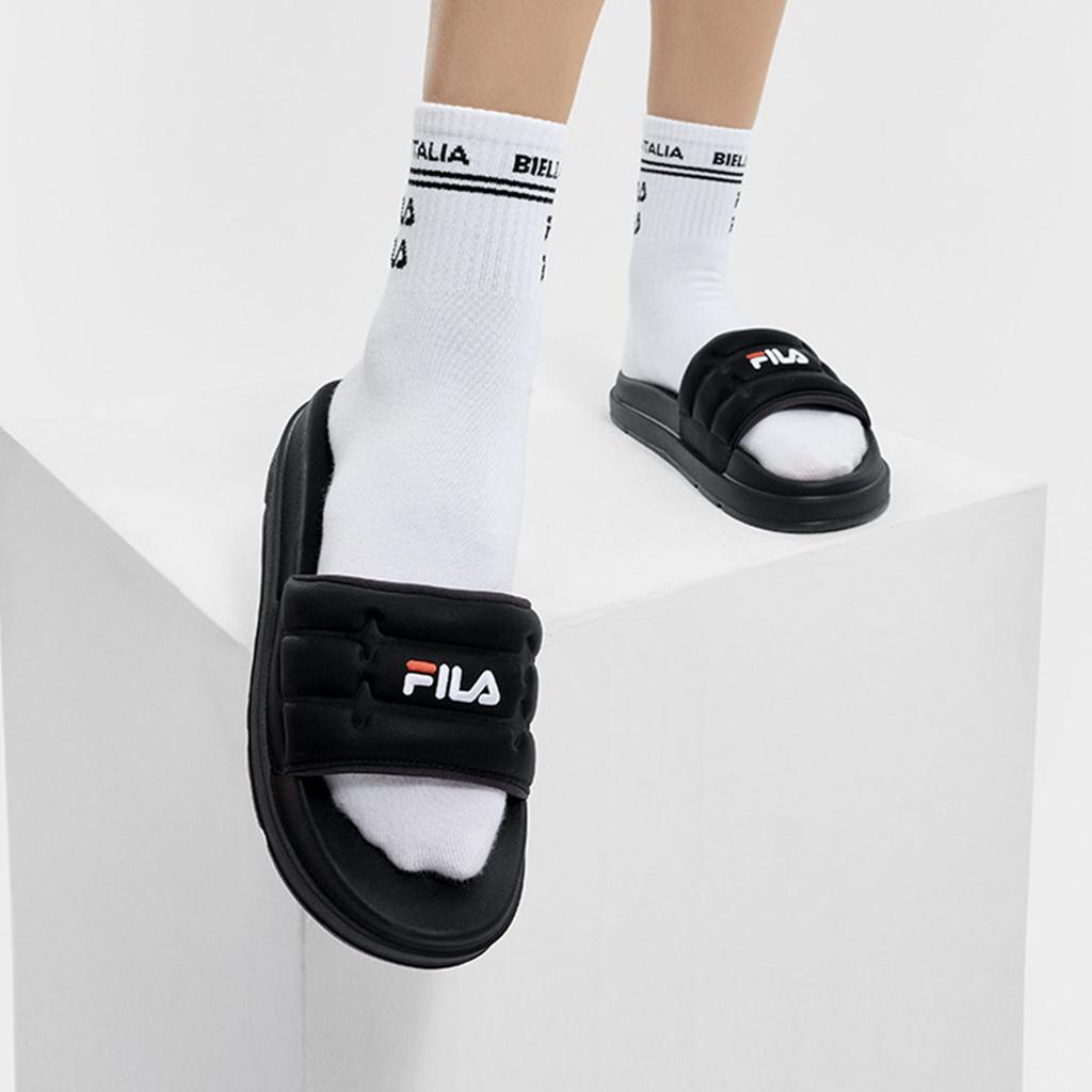 FILA Drifter Fashion Versatile Casual Slide Sandals Women Footwear Deep-Black F12W422502FBK