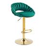 Verstellbarer Hocker, Barhocker, FARVISO grün elegant Loft