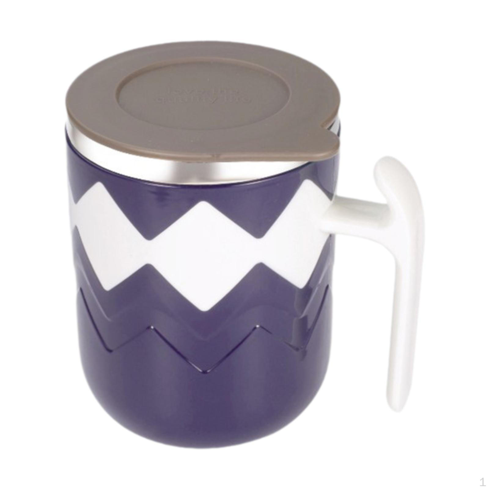 

Stainless Steel Insulated Mug Coffee Lovely Birthday Gift with Lid Oatmeal for Tea темно-синього кольору