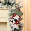 Large 3D Cartoon Flannel Christmas Stockings and Gift Bags