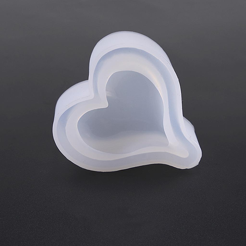 Silicone Mold Heart Shape DIY Jewelry Making Epoxy Resin Molds Handmade Decoration Pendant Ornaments Accessories S/for M