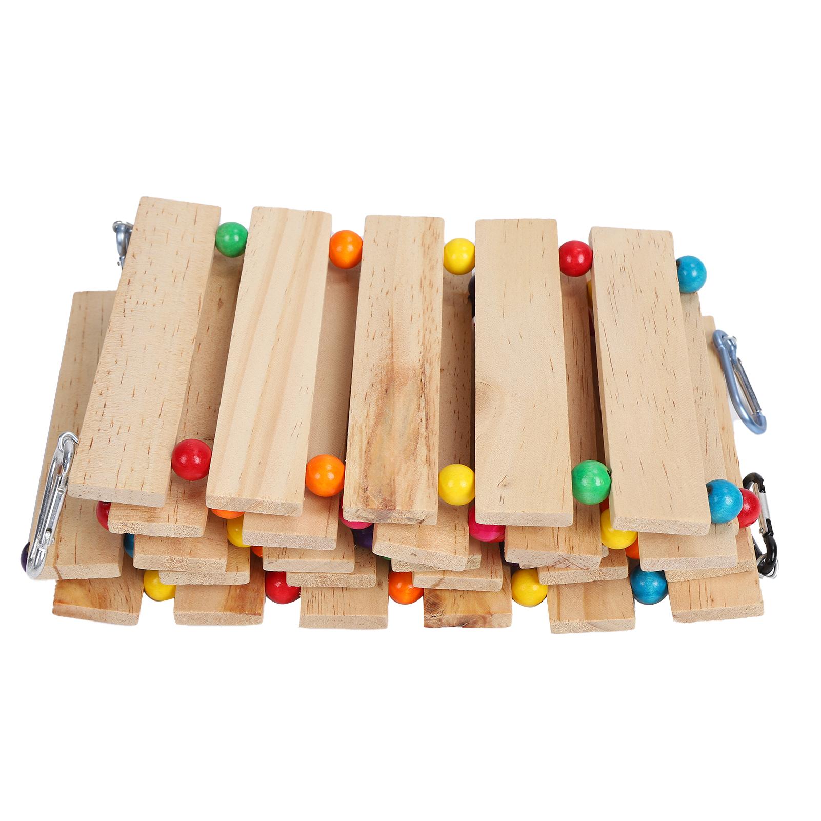 Outsideworld Chicken Swing Chicken Wooden Ladder Hanging Feeder Bird Hens Toy For Poultry Rooster Chicksl