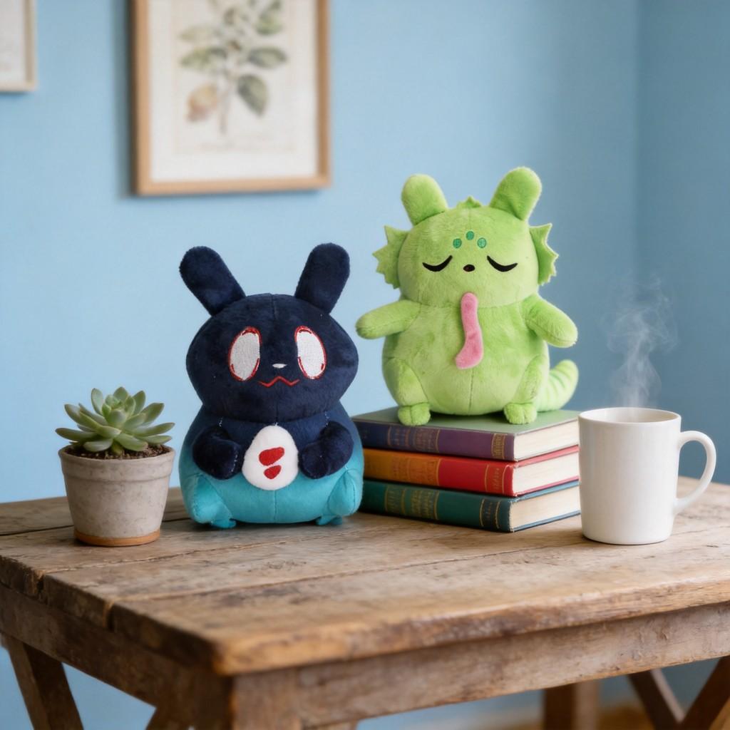 Peluche Sanshee Rain World in Cotone a Pelo Corto per Collezionisti e Bambini