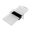 Easy Installation AC85-265V LED Wall Light Black Acrylic Wall Lamp Wall Mounted Rectangle Wall Sconce Hotel