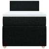 Vidaxl Letto Continentale Con Materasso, Nero, Tessuto, 90X200 Cm