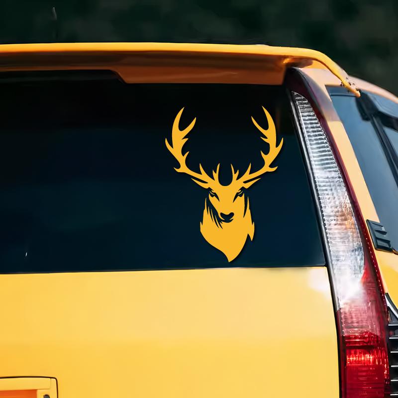 Jungle Deer Head Decals & Bumper Creative&funny Stickers for Cartoon Fans&lover,high Quality for Car Trucks Motorcycles & Laptop