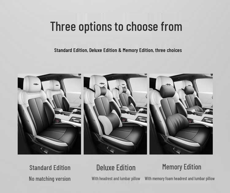 Zhiyong Flagship 7-Seater Seat Covers - All-Season Leather Cushions