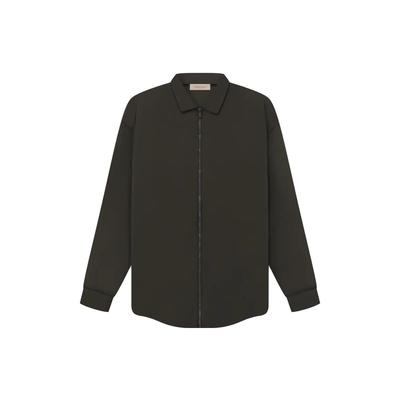 Filled Nylon Shirt Jacket SS23 Men Jackets Off-Black FOG-SS23-070