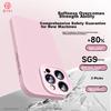 Official Version True LiquidIPhone 12 Case, Liquid Silicone Skin-Friendly Full Camera Protection, Ultra-Thin Shockproof Anti-Scratch Case, Pink
