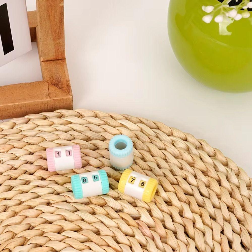 DIY Manual Handheld Knitting Stitch Counter Plastic Universal Knitting Row Counter Mini Knitting Tally Counters Sewing