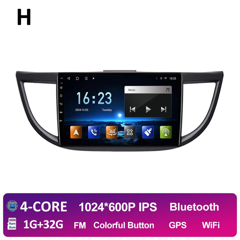 

10-дюймовый Android 14 для Honda CRV CR-V 2012 2013 - 2016 Автомагнитола Радио Мультимедийный плеер Вентилятор охлаждения 2.5 Сенсорный экран Головное устройство