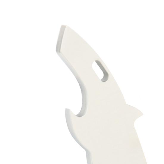 Divot-Tool Feine Verarbeitung Rostfrei Galvanisierung Hai-Form Verschleißfest Reparatur Golf-Grün