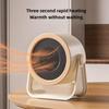 Intelligent Electric Heater Winter Office Desktop Heating Fan Household Bedroom Small Fast Heating Warm Air Blower