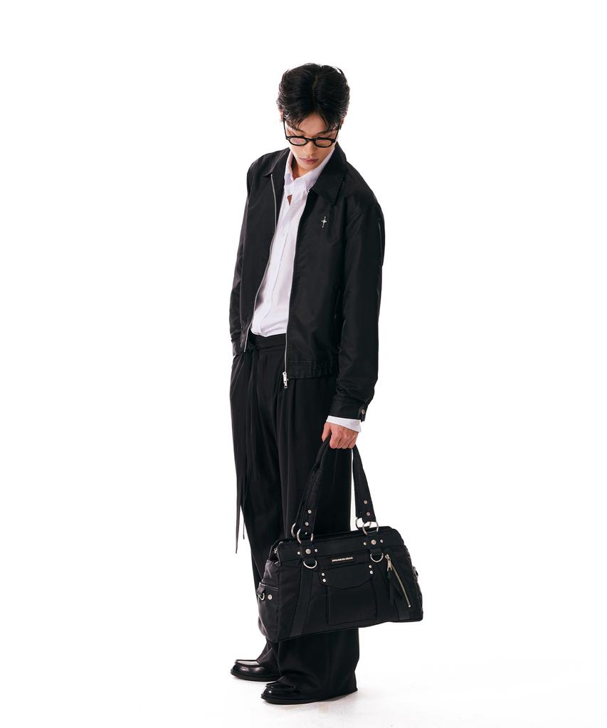 Iugamakaras Nylon Bomber Jacket (Black)