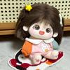 Lovely Cotton Doll Hoodie Plush Stuffed 20CM Doll Plush Toys Clothing  Doll Accessories